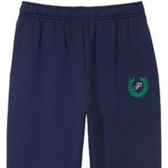 PINK VICTORIA'S SECRET MIDNIGHT BLUE/GREEN FLEECE HOODIE JACKET SZ XXL**NEW! - Picture 7 of 9